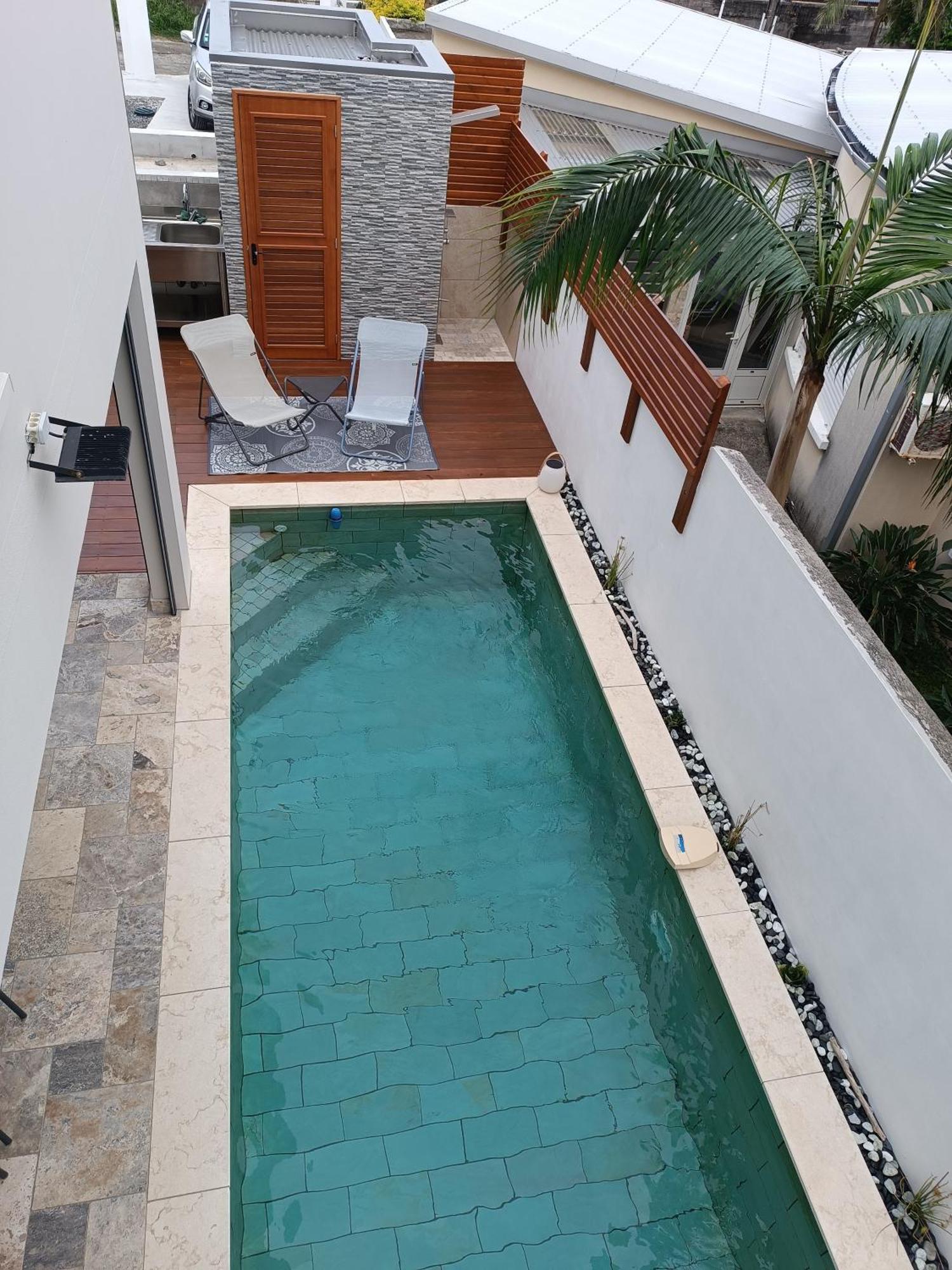 Villa O'Lhaya Piscine Pivee Сен-Жозеф Экстерьер фото